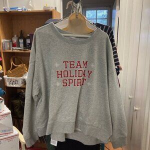 “Holiday Team Spirit” Swearshirt sZ 4x